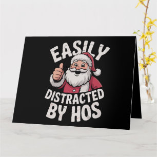 Carte Facilement distrait par Hos Funny Christmas Party