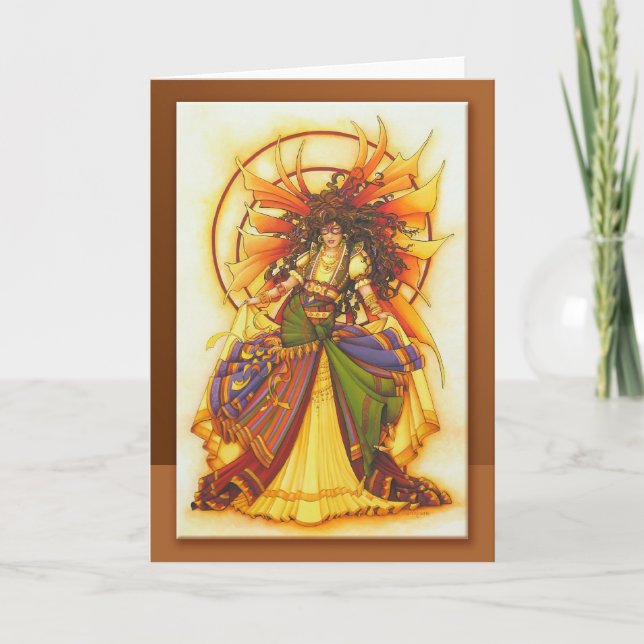 Carte Faery gitan de danseur par Teri Rosario (Devant)