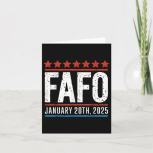Carte Fafo 20 janvier 2025 Inauguration présidentielle a