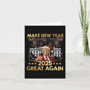 Carte Faire à nouveau grande l'année 2025 Funny Trump Vi