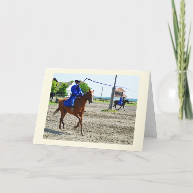 Carte Faire claquer le fouet (Devant)