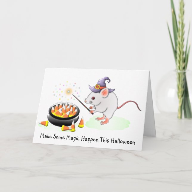 Carte Faire De La Magie Arrive Cet Halloween (Devant)