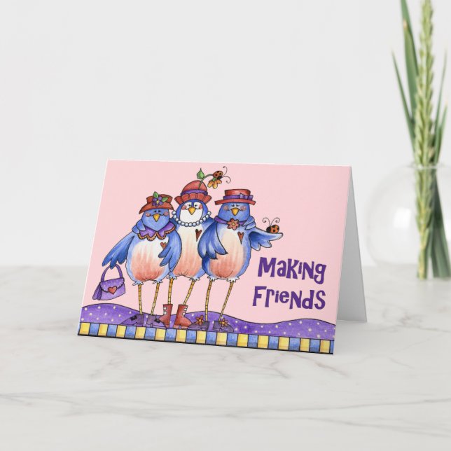 Carte Faire des amis (Devant)