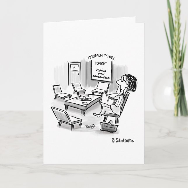 Carte Faire face à la solitude (Devant)