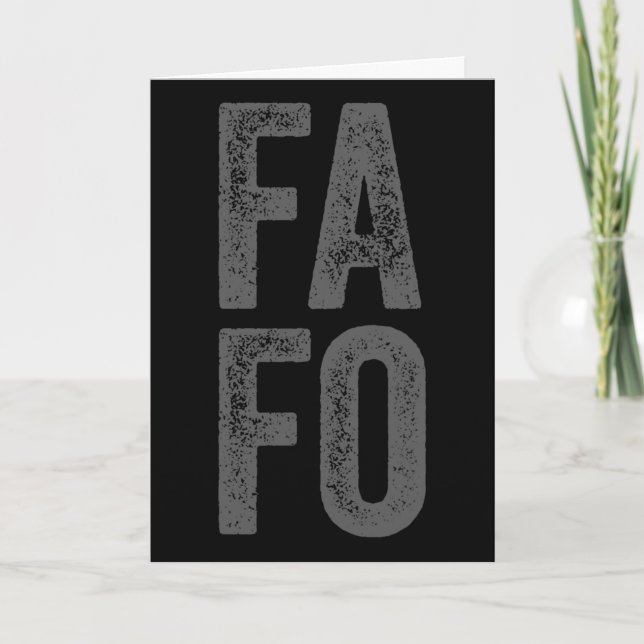 Carte Faire le con, Découvrir  (Devant)