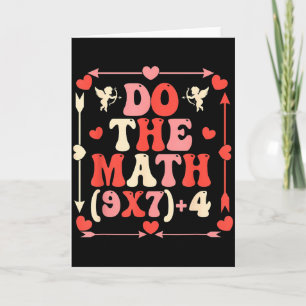 Carte Faire l'équation de la Saint-Valentin Prof de math