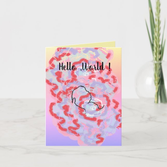 Carte faire-part : Amour De Naissance (Devant)