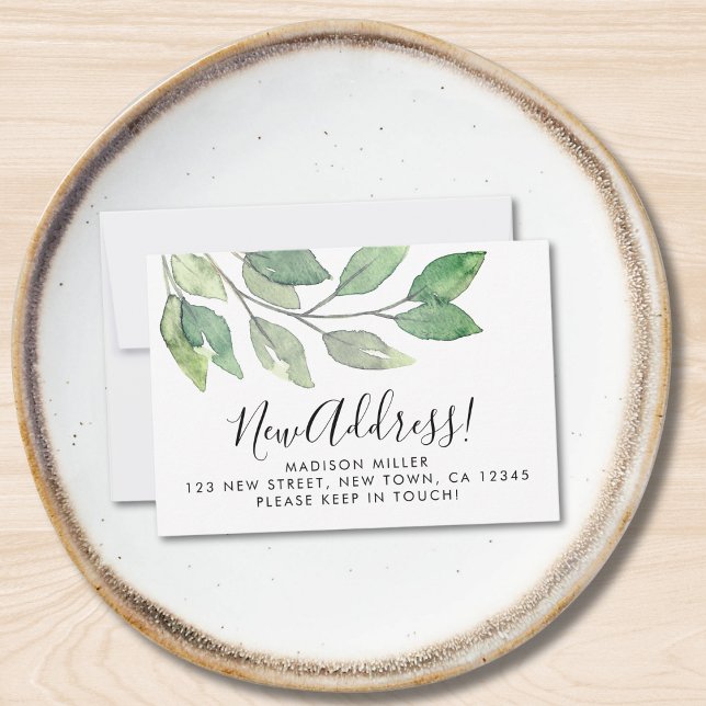 Carte Faire-part de déplacement de nouvelle adress (Créateur téléchargé)