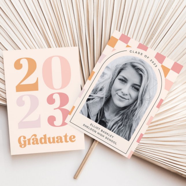 Carte Faire-part de diplôme | Girl Grad Card (Créateur téléchargé)