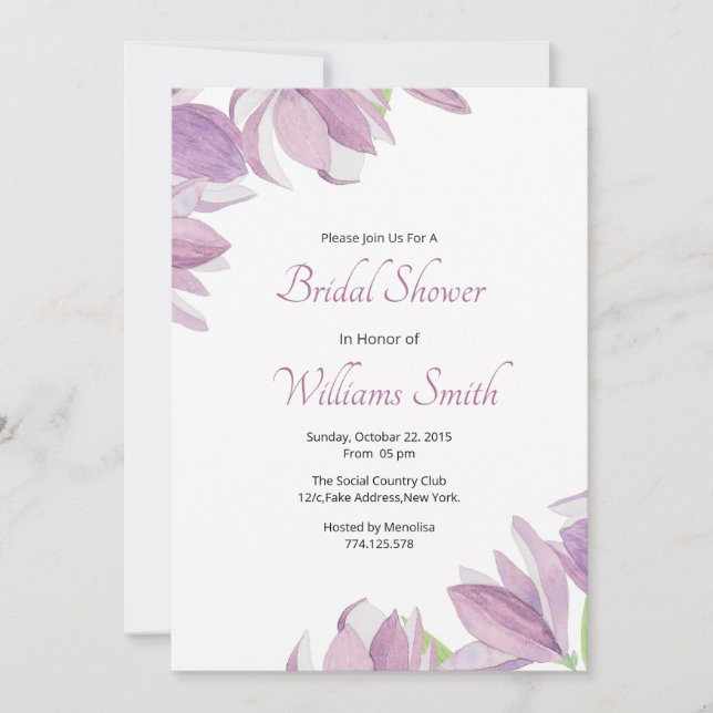 Carte faire-part de mariage (Devant)