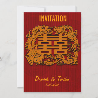 Carte faire-part de mariage chinoise (v1)