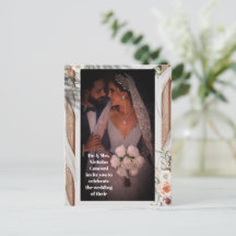 Carte Faire-part de mariage de luxe - Elegant Brid