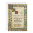 Carte Faire-part de mariage Manuscript Médiévale