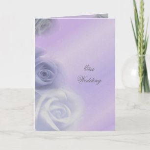 Carte Faire-part de mariage Rose en argent