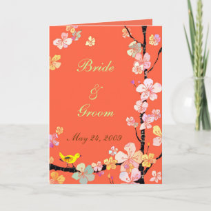 Carte Faire-part de mariage Sakura