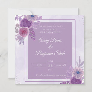 Carte Faire-part de mariage simple et élégante