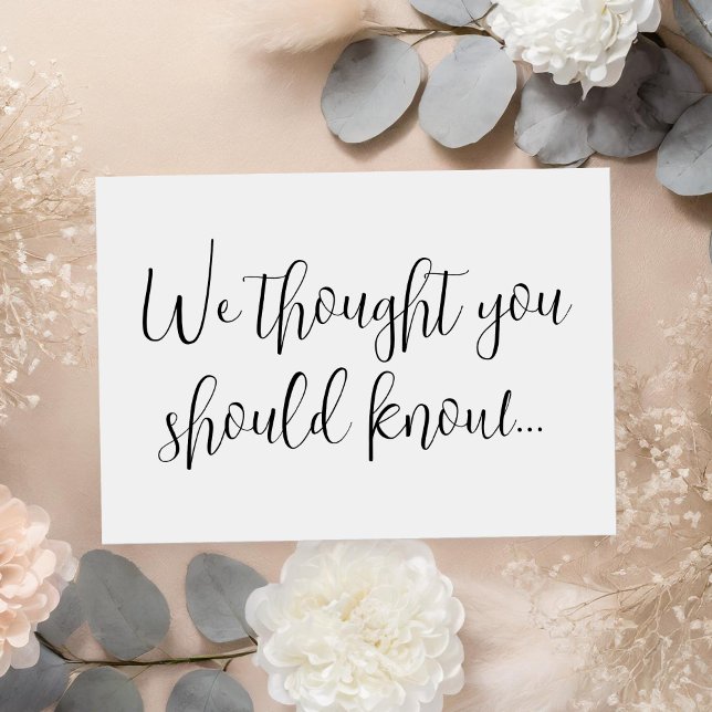 Carte Faire-part moderne de grossesse (Créateur téléchargé)