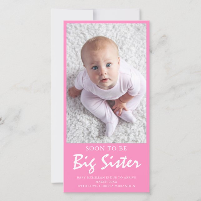 Carte Faire-part plat (Devant)