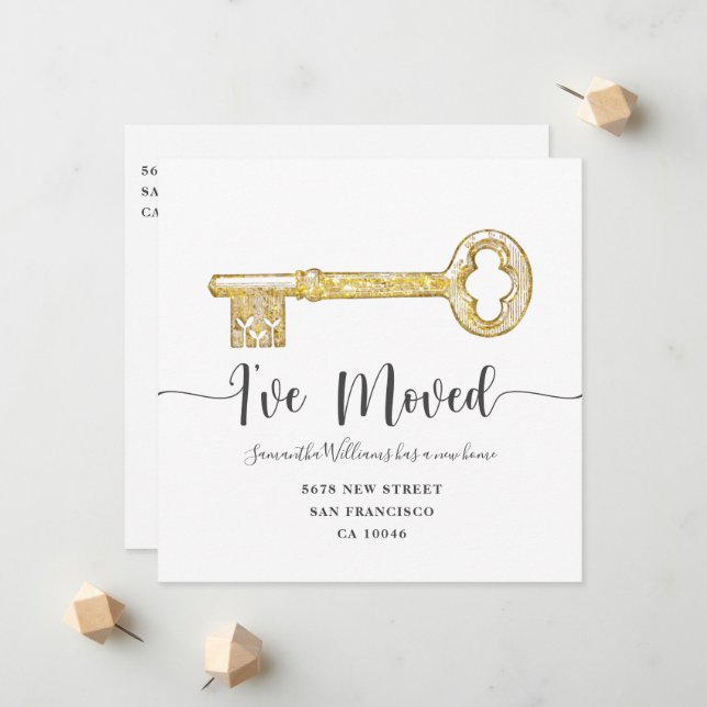 Carte Faire-part plat (Devant/Arrière en situation)