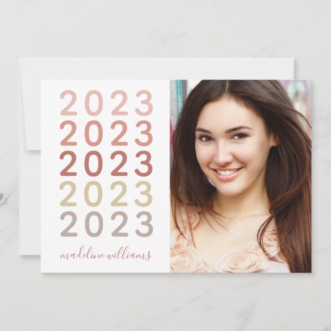 Carte Faire-part plat Boho 2023 (Devant)