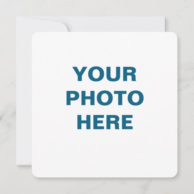 Carte Faire-part plat personnalisable (Devant)