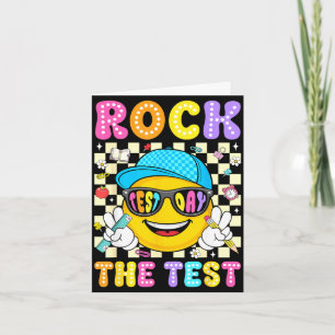 Carte Faire passer le test sourire visage lunettes de so