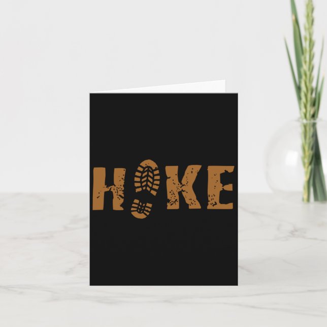 Carte Faire plus de randonnées et moins de soucis, humou (Devant)