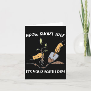 Carte Faire pousser un petit arbre C'est votre journée d