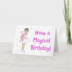 Carte Fairy Birday Card