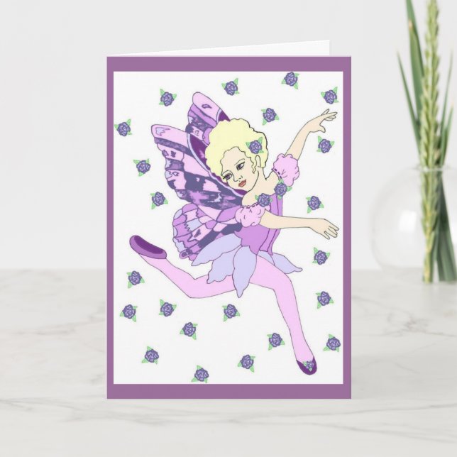 Carte Fairy Birday Card (Devant)