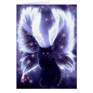 Carte Fairy Chat Innocence