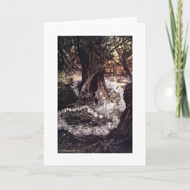 Carte Fairy Circle de Arthur Rackham (Devant)