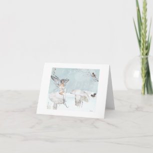 carte Fairy Note hiver