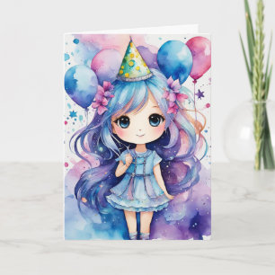 Carte Fairy Tale Anniversaire Voeux - Personnalisable