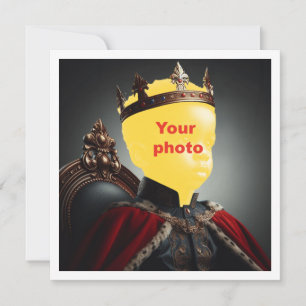 Carte Fais de mon enfant un royal, petit prince, roi sur