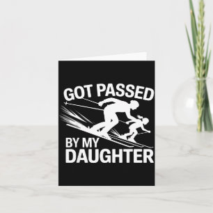 Carte Fais du Ski avec Ma Fille 