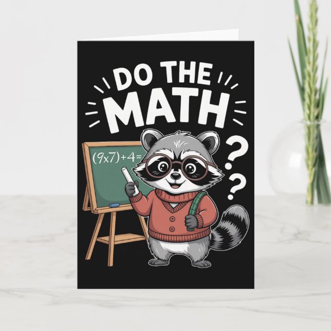 Carte Fais Le Calcul 67 Mème Drôle Six Sept Professeur É (Devant)
