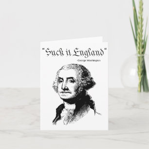 Carte Fais le Royaume-Uni Drôle 4 juillet Drapeau Usa 