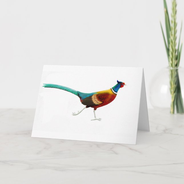 Carte Faisan masculin courant de Ringneck (Devant)