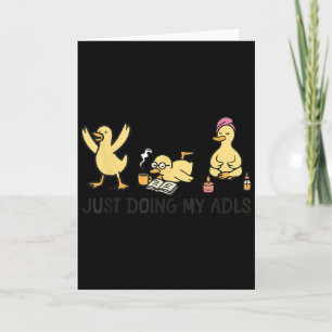 Carte Faisant juste mes AVQ - Thérapeute occupationnel S