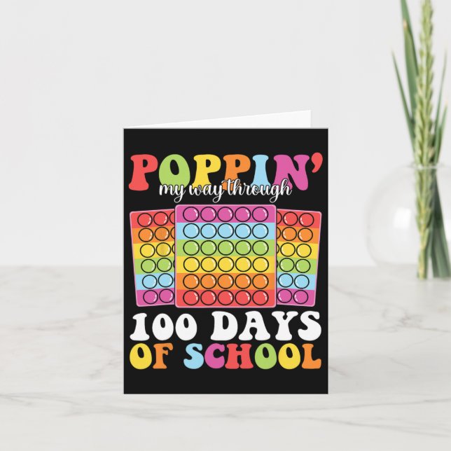 Carte Faisant mon chemin à travers 100 jours d'école Enf (Devant)