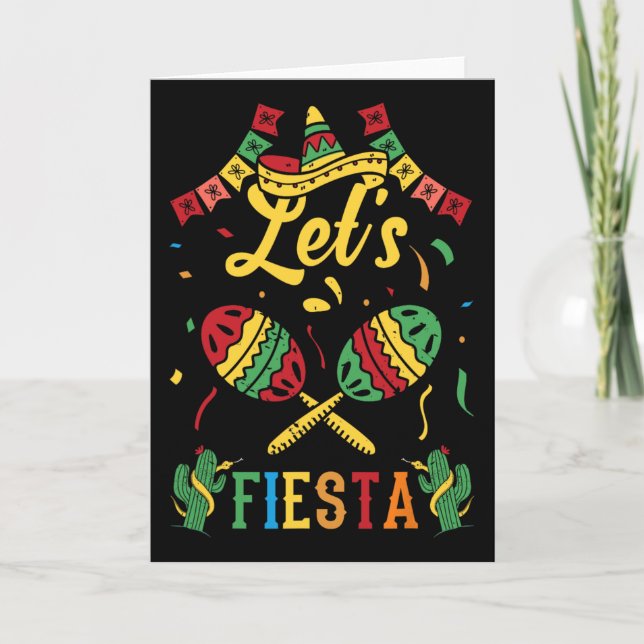 Carte Faisons la fête Cinco De Mayo  (Devant)