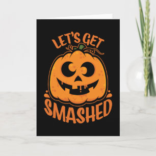 Carte Faisons tomber Tipsy Halloween Jack-O’-Lantern