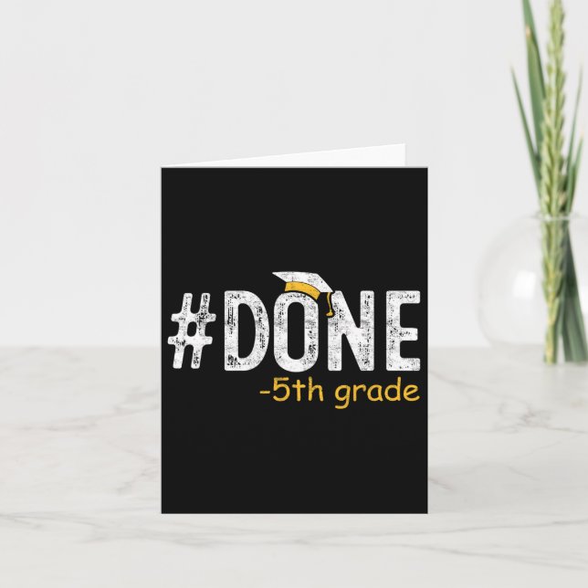 Carte Fait Cadeaux de 5e année 5e année 5e année Gr (Devant)