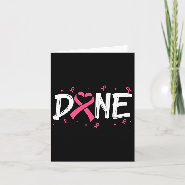 Carte Fait Dernière Journée De Radiation Chemo Cancer Du (Devant)