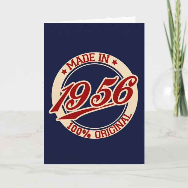 Carte Fait En 1956 (Devant)