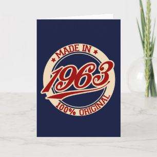 Carte Fait En 1963