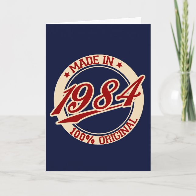 Carte Fait En 1984 (Devant)