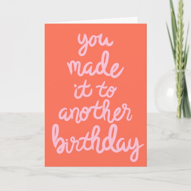 Carte Fait lui à un autre anniversaire (Devant)