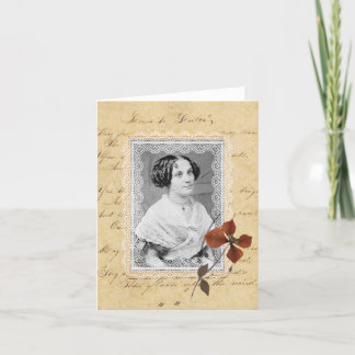 Carte faite sur commande antique de manuscrit et